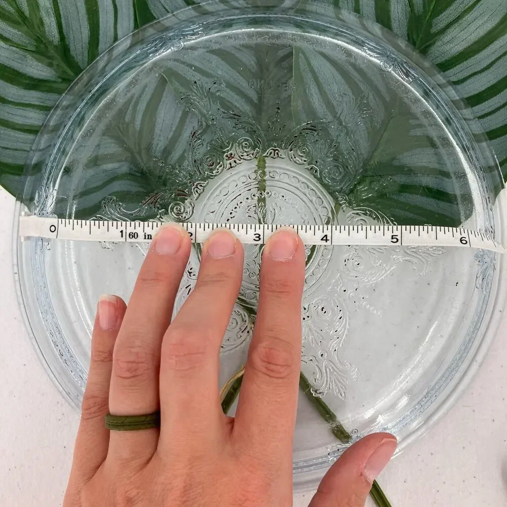 Vintage 1940s Fire King Sapphire Blue Tint Glass Philbe Mandala Pie Dish Plate